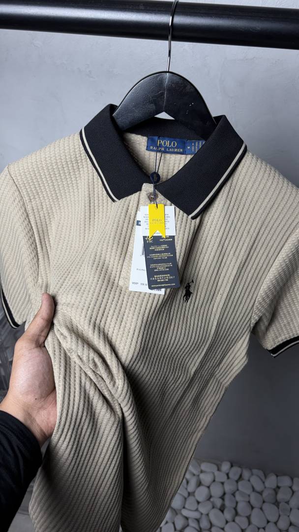 Ralp Lauren Premium Knit Polo T-Shirt with OG BOX PACKAGING 3013
