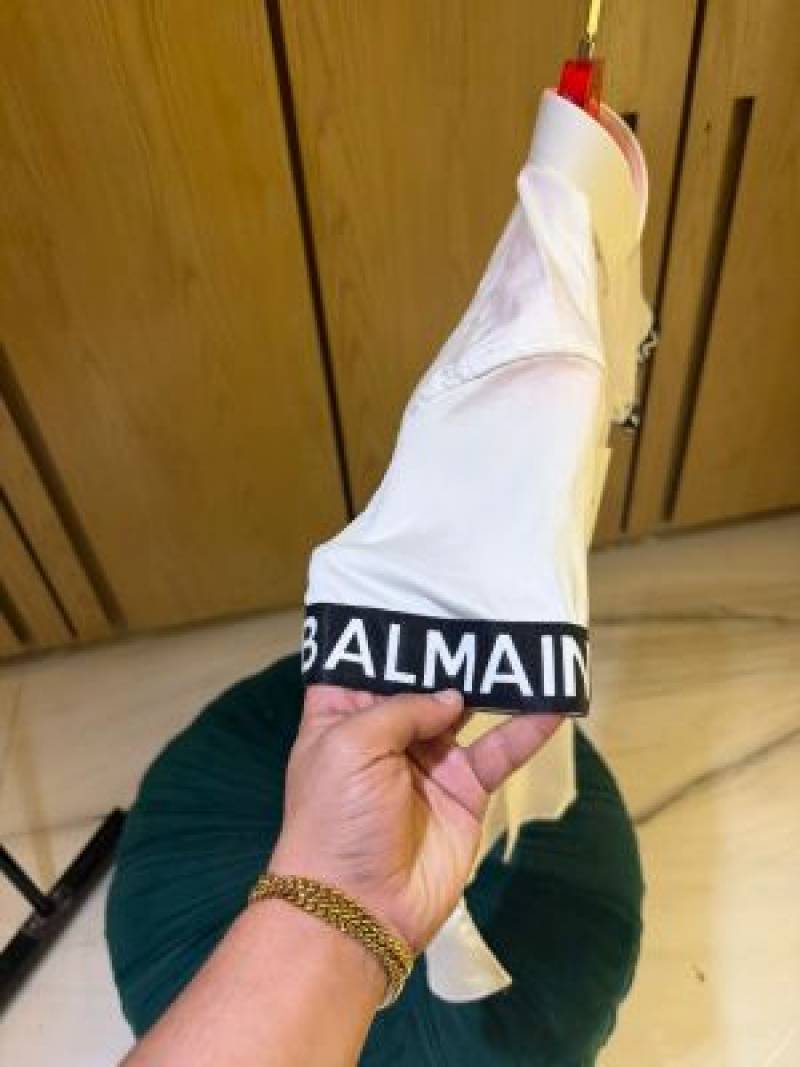 BALMAN IMPORTED STORE ARTICLE SHIRT WHITE