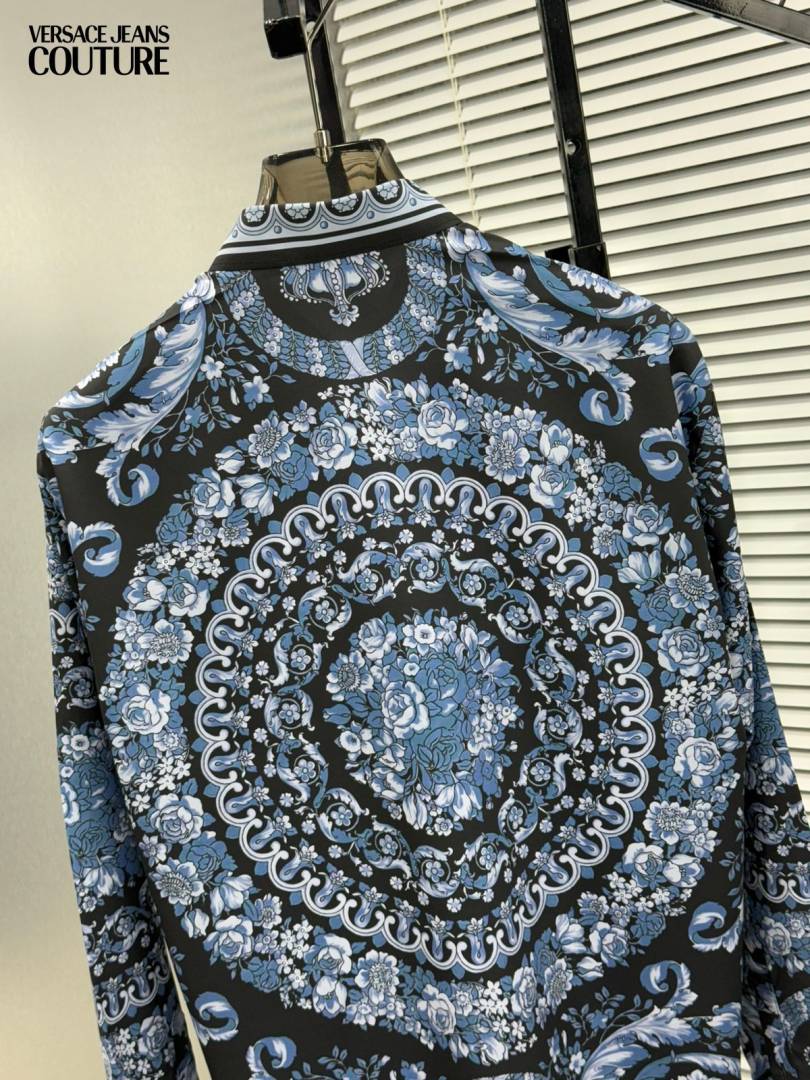 Versace Bandana Couture Box Pack Full Sleeves Shirt Navy