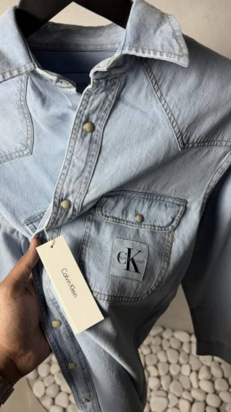 Calvin Klei_ Signature Denim Shirts 1193