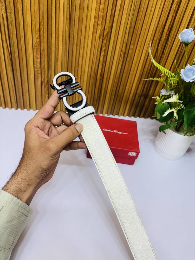 10 SF SALVATORE FERRAGAMMO PREMIUM QUALITY AUTOMATIC LOCK BELT