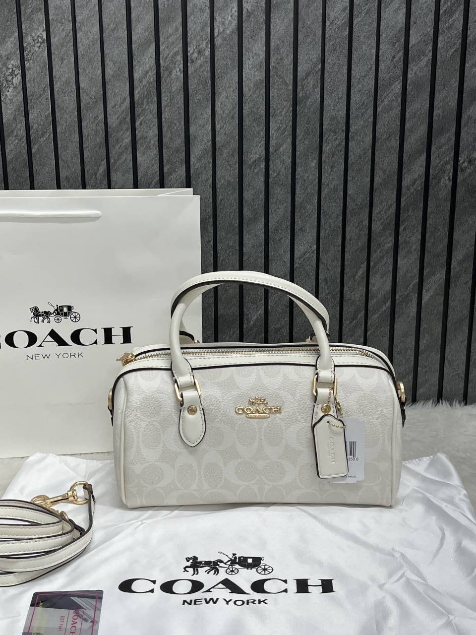 Coach Rowan Long Satchel Bag With OriginalCarryBag DustCover