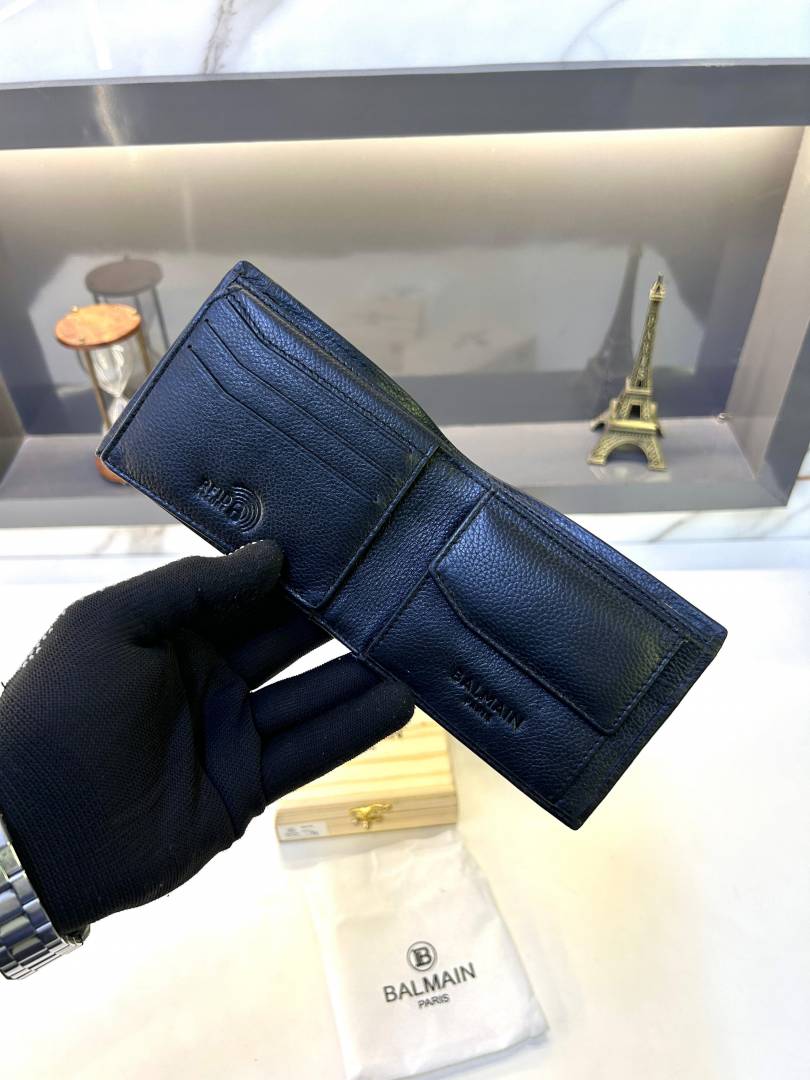 Balmai_Paris Black Premium Quality Wallet Fa 765