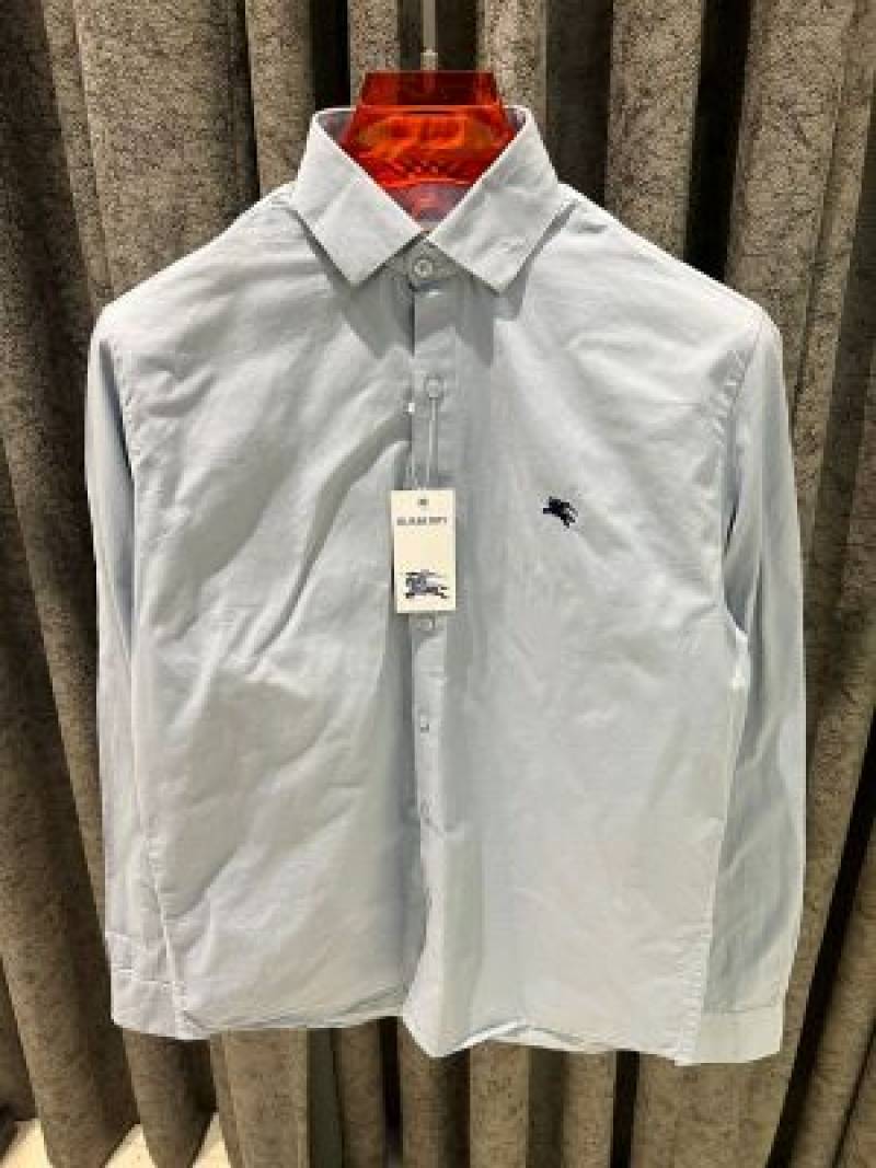 BURBERY IMPORTED STORE ARTICLE SHIRT SKY BLUE