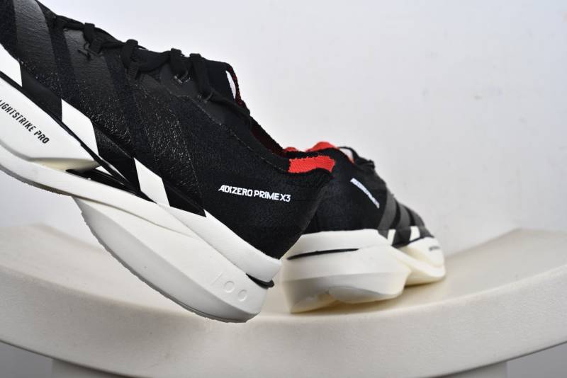 Adiddas Adizero Prime X3 Black Strung running shoe