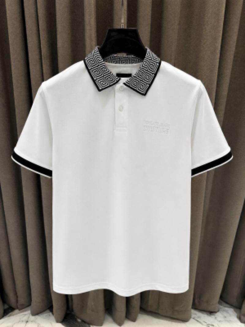 Versac_e Premium White Polo Tshirt