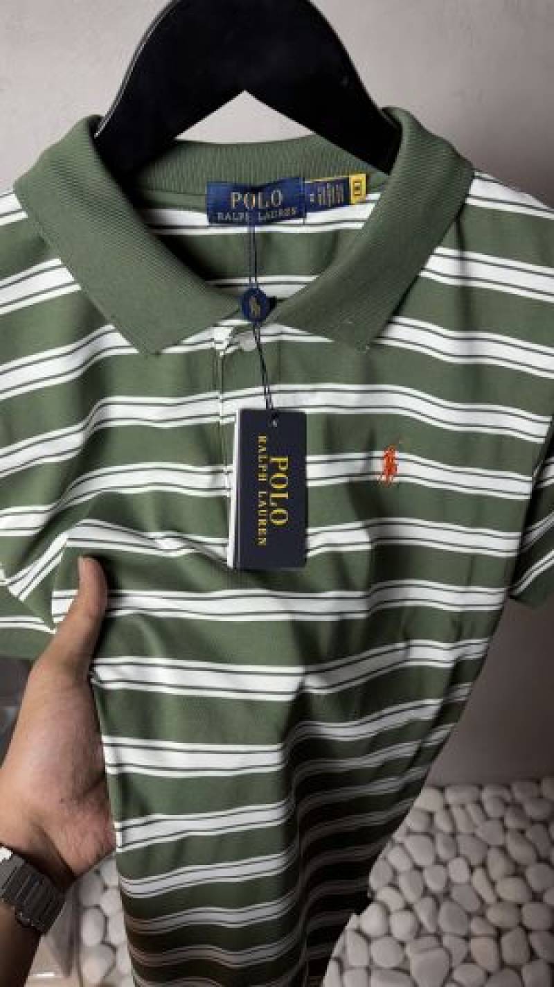 Ralp_ Laure_n Premium Striped Polo T-Shirt With OG Packaging 1343.Sale offer  VS1000
