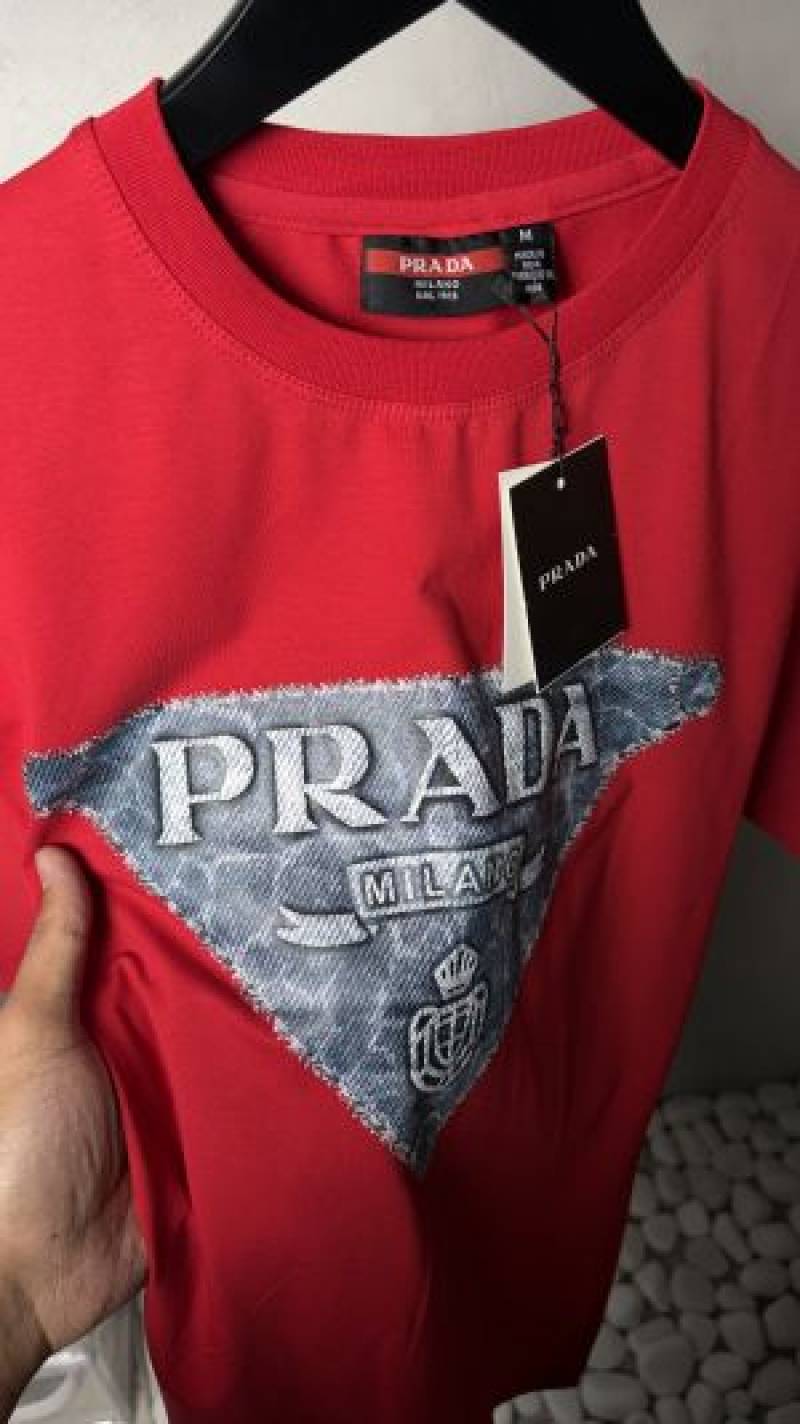Prad_ Milano Logo T-Shirt 1182. Sale-offer VS1000