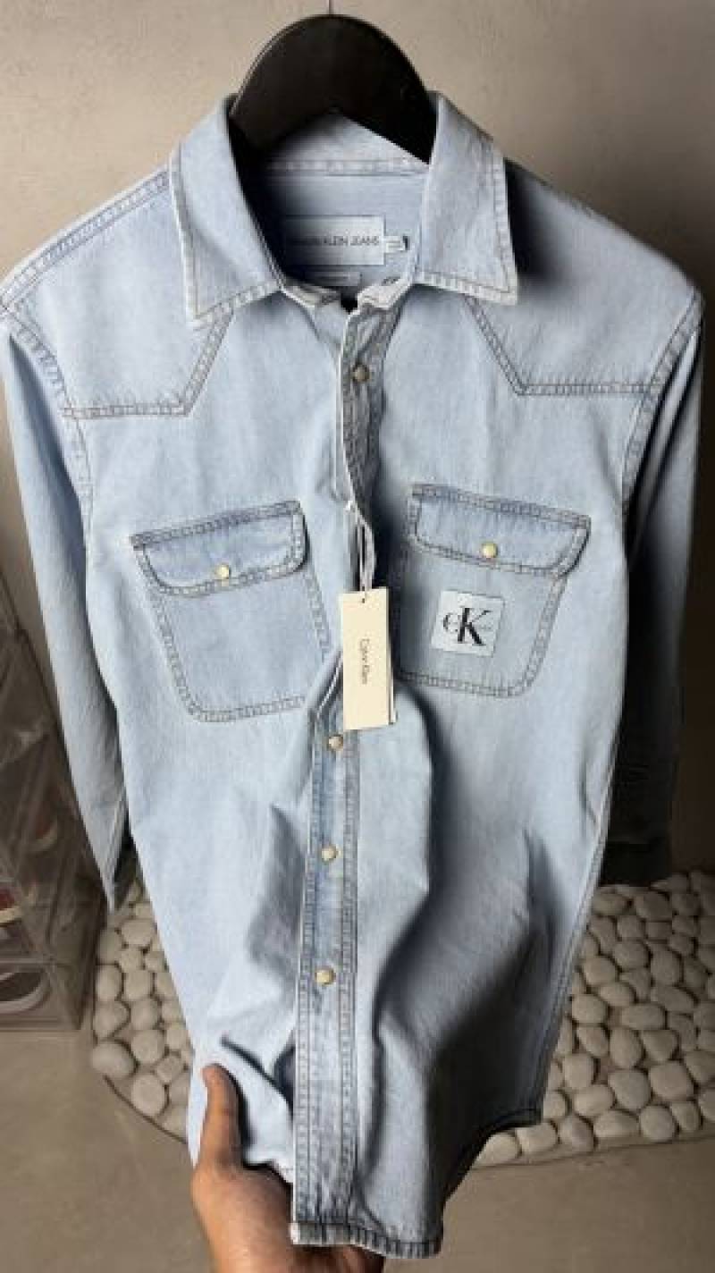 Calvin Klei_ Signature Denim Shirts 1193