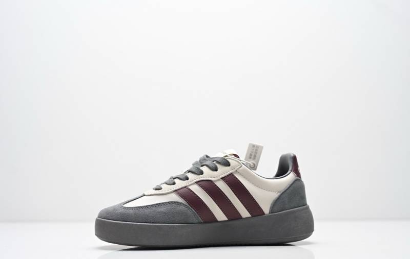ADIDDAS BARRED GREY MAROON