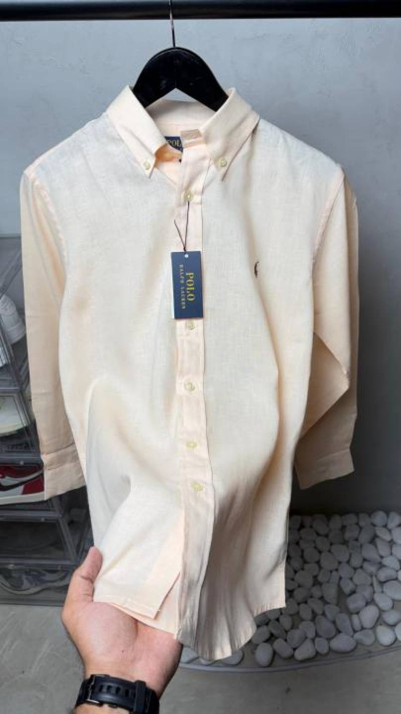 Ralp Lauren Premium Linen High Quality Shirts 2452