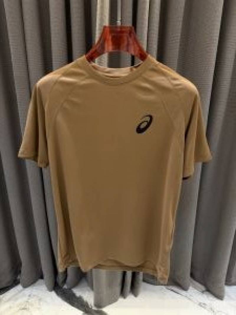 Asic Premium Store Article Round Neck Tshirt Brownish