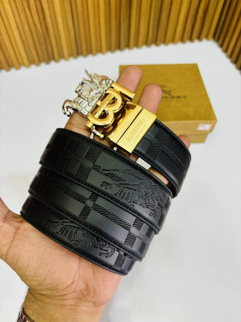 03 BURBERY PREMIUM QUALITY REVERSIBLE BELT