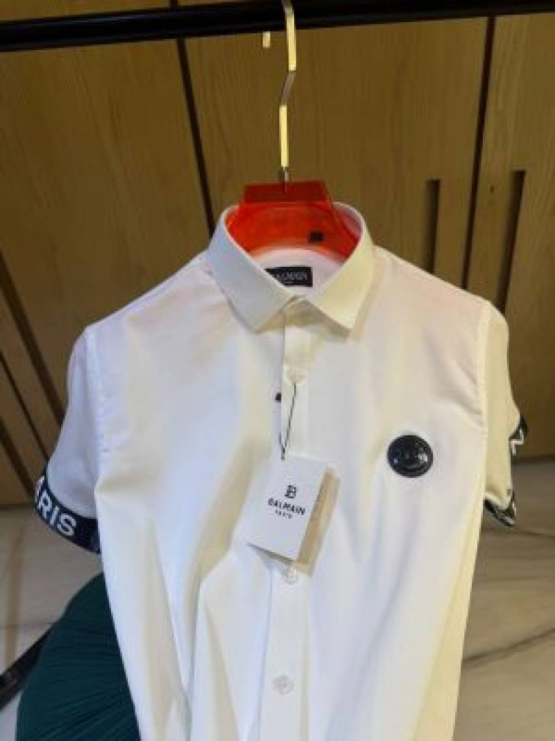 BALMAN IMPORTED STORE ARTICLE SHIRT WHITE
