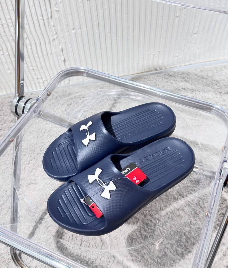Under Armor Core PTH Navy Blue Slides