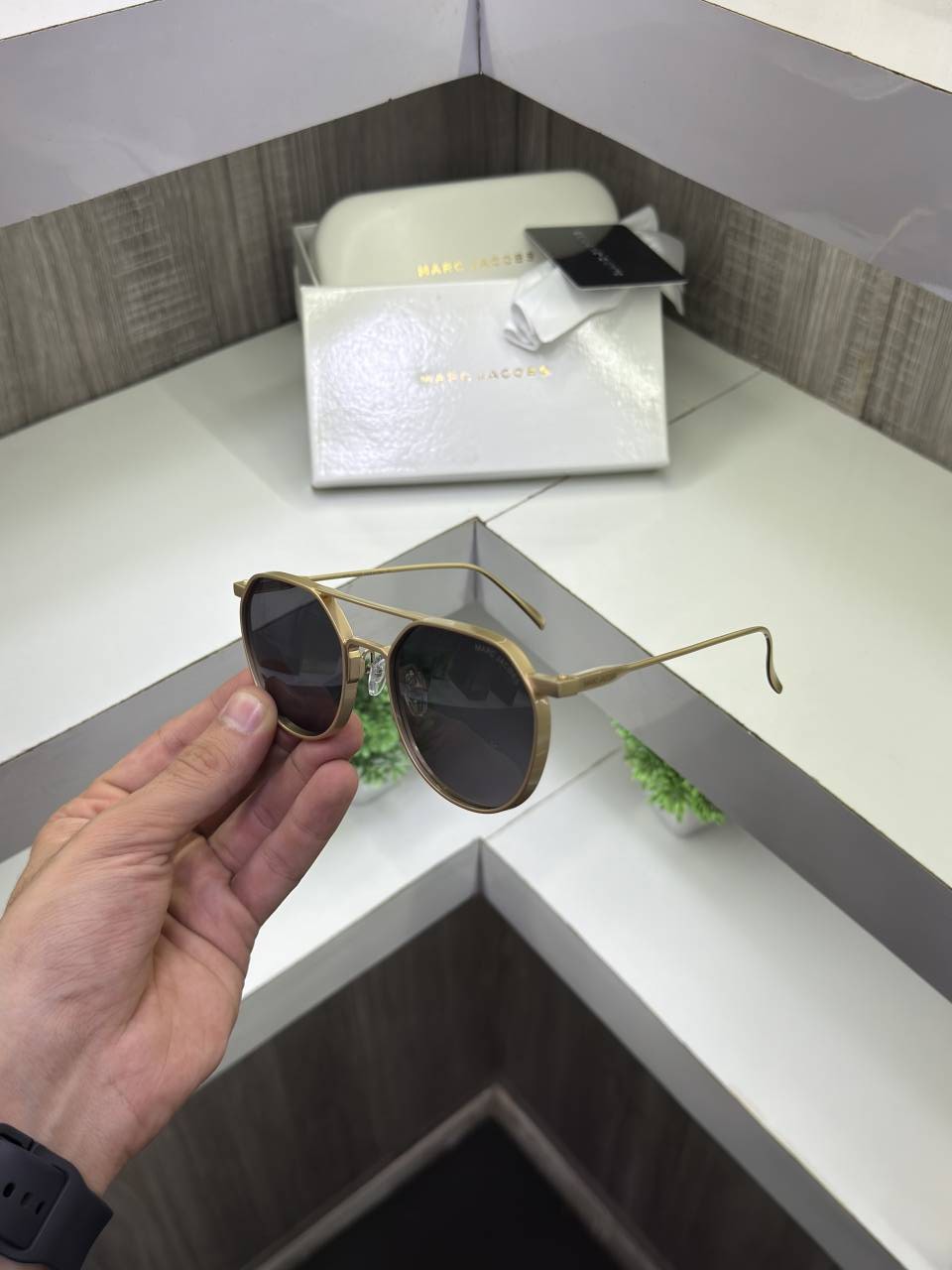 Marc Jacobs  Black Gold Sunglass