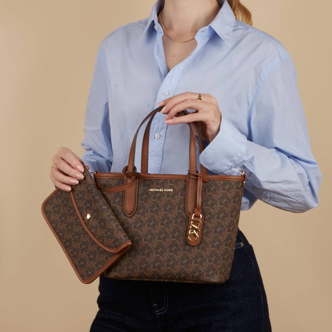 Michael Kors CB 1719 Eliza Small Tote With Wallet Original Box CarryBag & DustCover