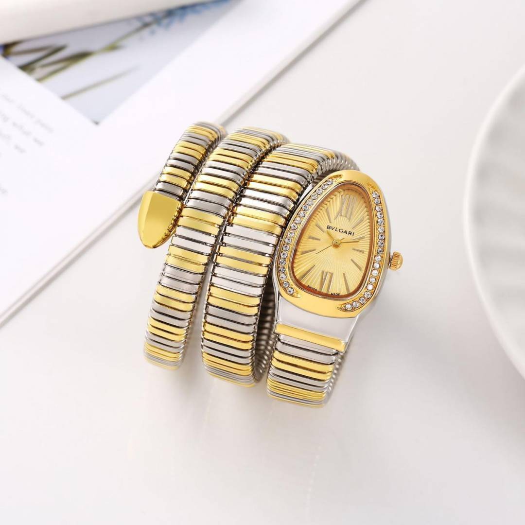 Bvlgari Serpenti Snake 2Ton-Gold-Gold