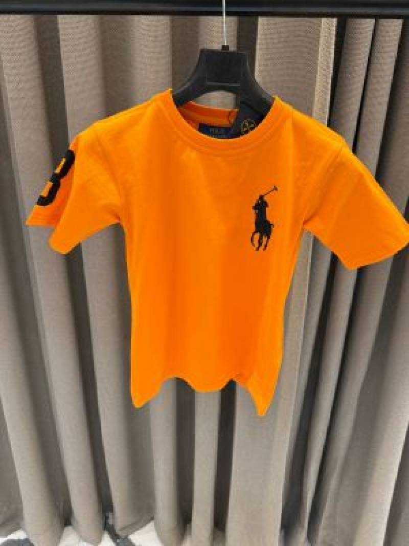 No return Ralf Lauren imported kids Tshirt Orenge