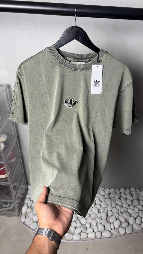 Adida_ Premium Acid Wash Round Neck T-Shirt 2115