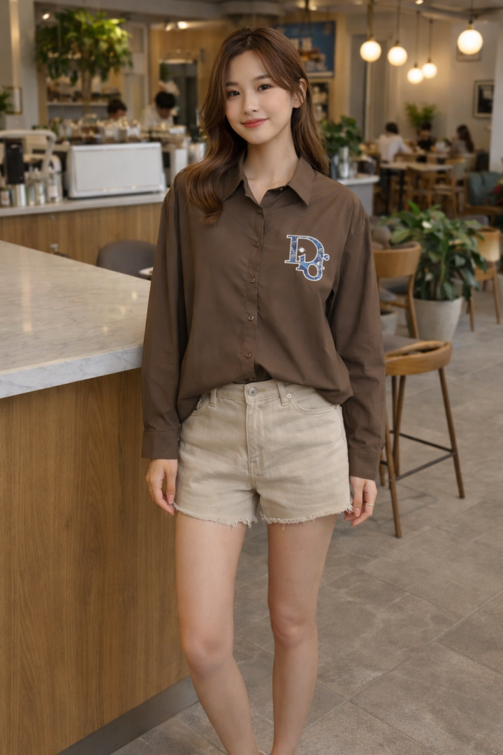 DIO LOGO SHIRT BROWN S124-BR video