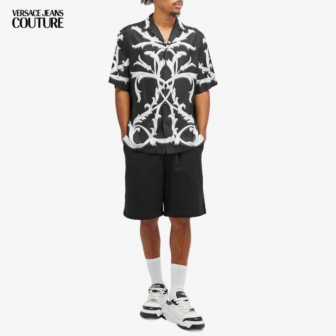 Versace Couture Half Sleeves Box Pack Shirts Black