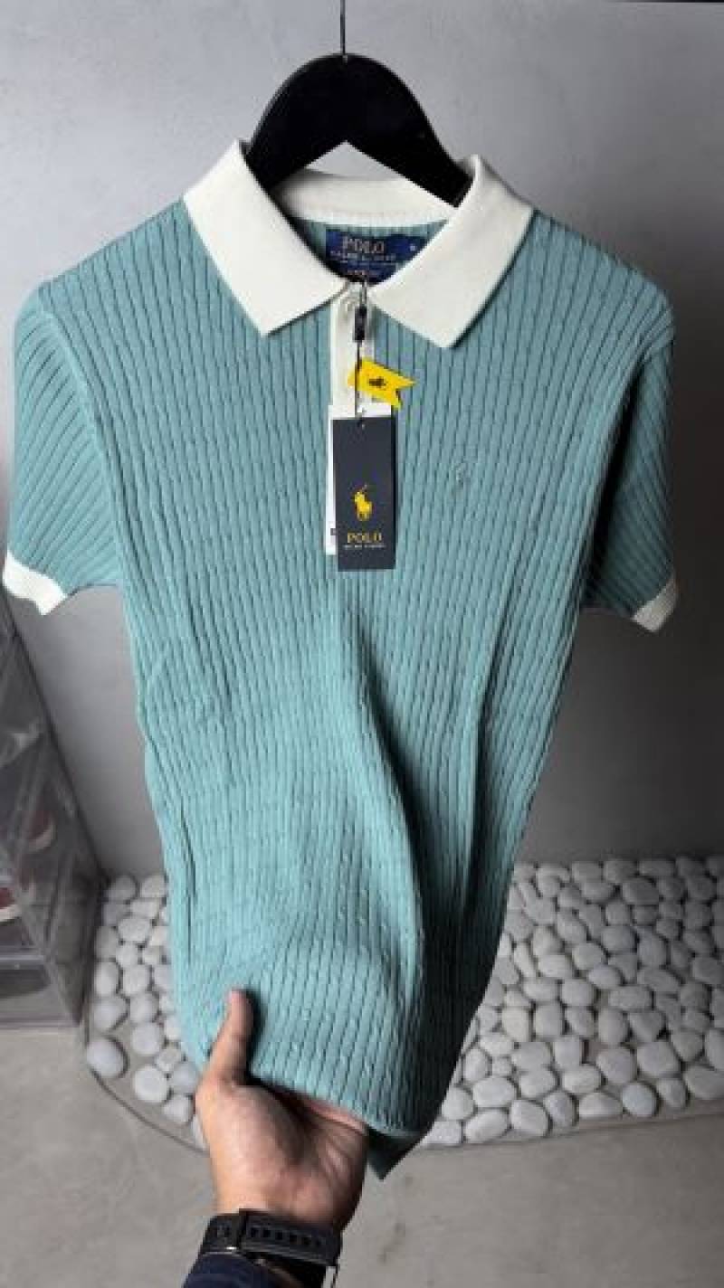 Ralp_ Laure_n Premium Knit Polo T-Shirt 1415