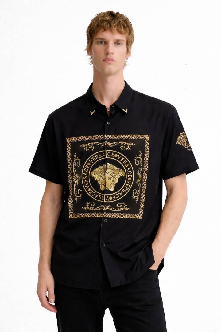 Versac-e IMPORTED STORE ARTICLE DIAMOND SHIRT