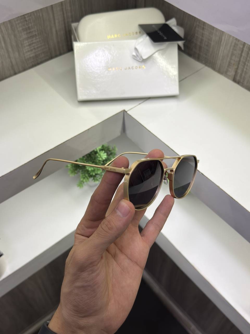 Marc Jacobs  Black Gold Sunglass