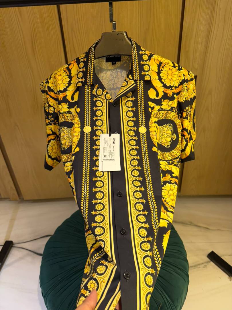 Versac-e IMPORTED STORE ARTICLE PREMIUM PRINTED SHIRT
