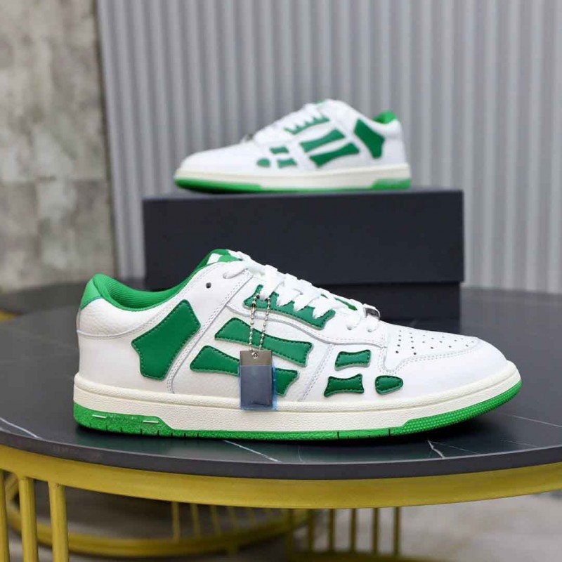 ameerii skel top low white green