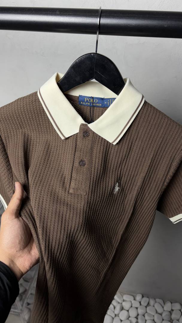 Ralp Lauren Premium Knit Polo T-Shirt with OG BOX PACKAGING 3011