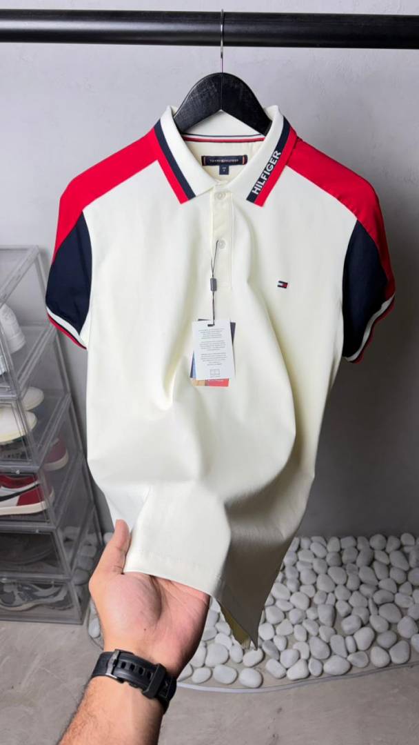 Tomm_ Hilfige_r Premium Polo T-Shirt with OG box Packaging 2201
