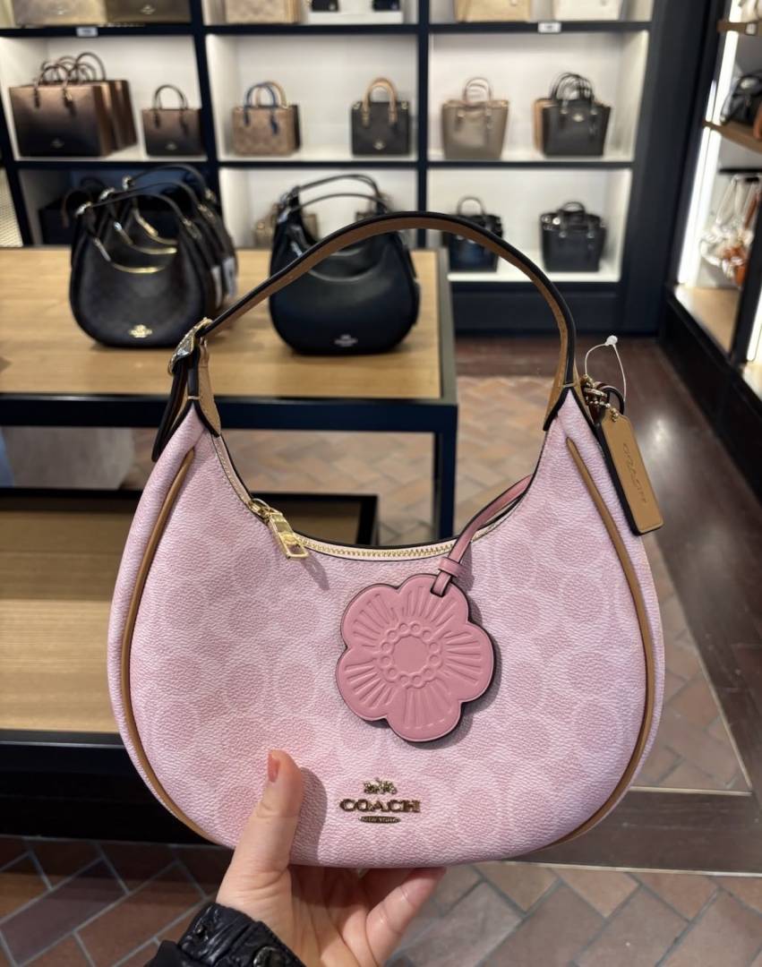 Coacch CB Emily Pink Edition Hobo With CarryBag OriginalBox & DustCover