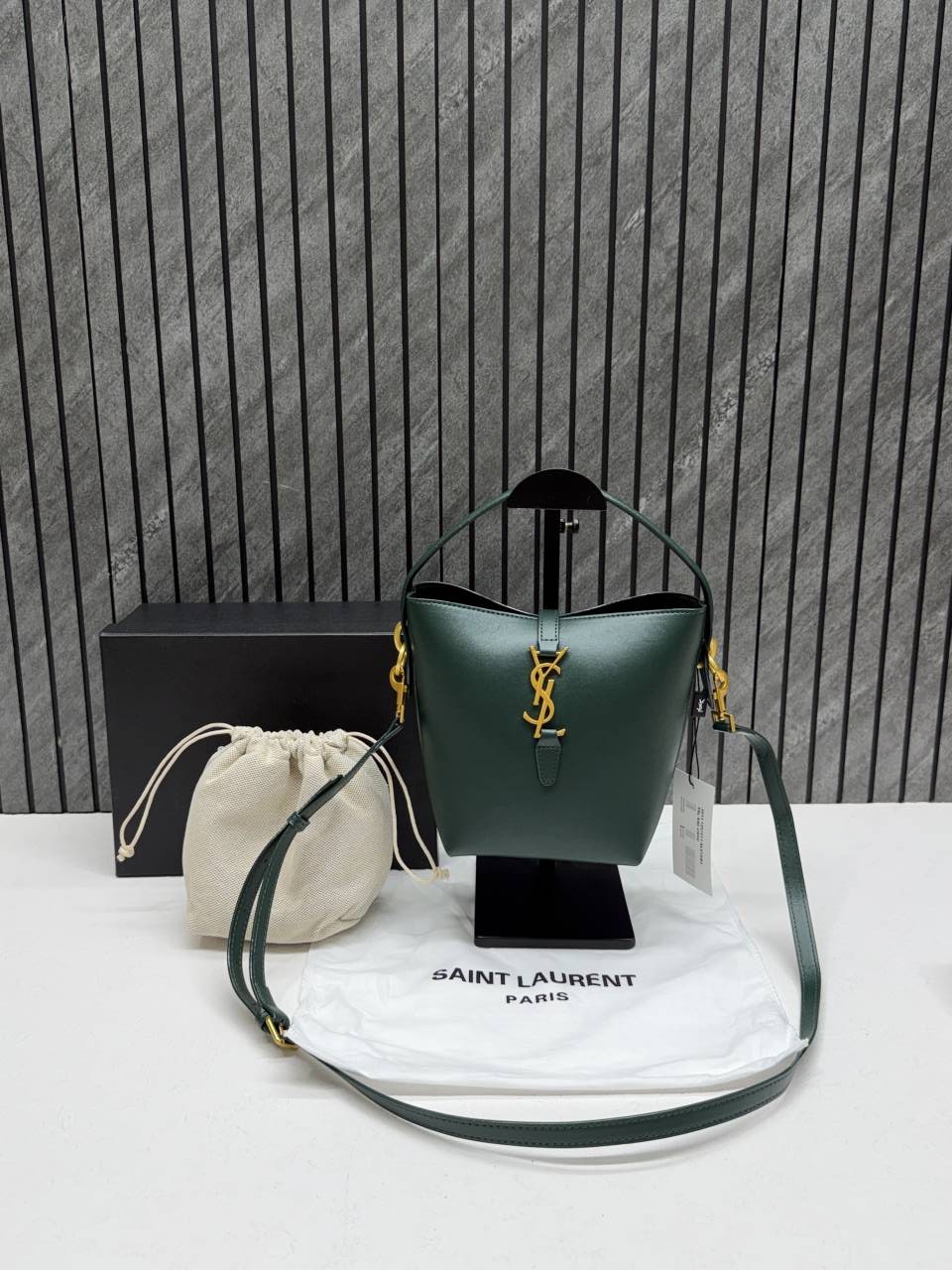 Ysl 8875 Bucket Bag With Original Box DustCover & Potli Bag Inside