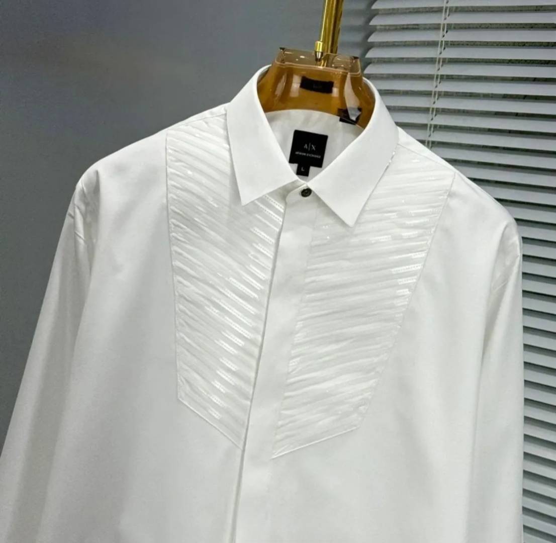 ARRWA%! EXCHAGE IMPORTED PREMIUM BOX PACK SHIRT WHITE