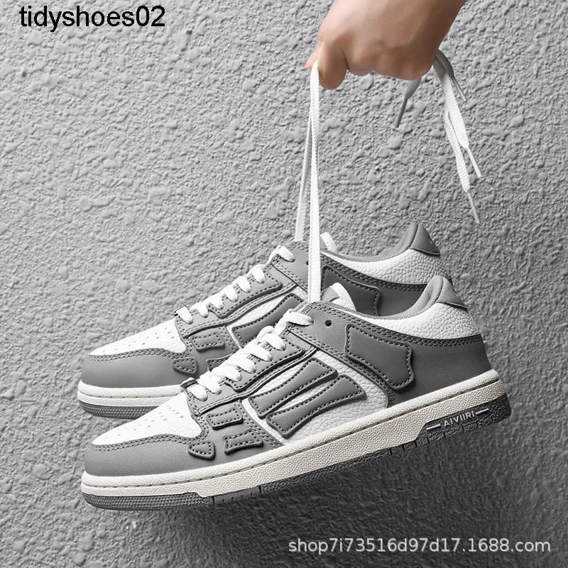 ameerii skeleton low top grey