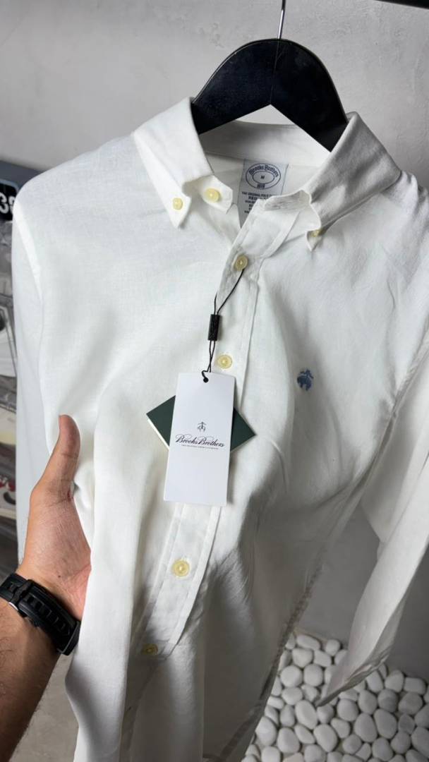 Brook_s Brothe_rs Premium Linen Shirt 2309.Sale offer VS1000