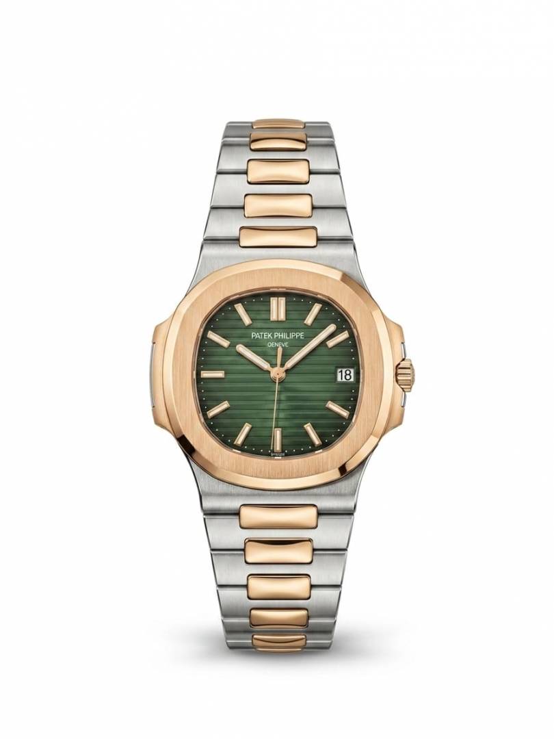 Patek philipe Nautilus Quartz 2Ton-Copper-Green