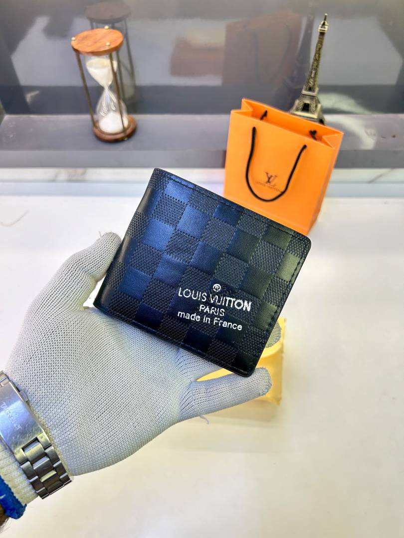 Lv_ Loui Black Premium Quality Wallet Fa 876