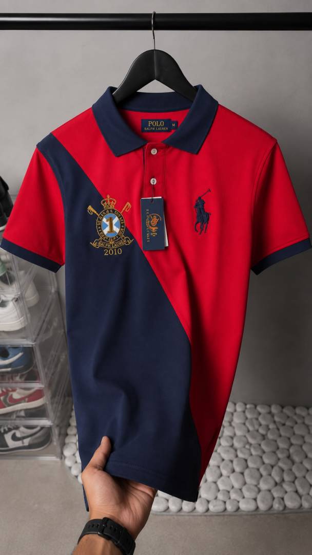 Ralp_ Laure_n (RL) Premium Heritage Crest Polo T-Shirt 2005. Sale offer  VS1000