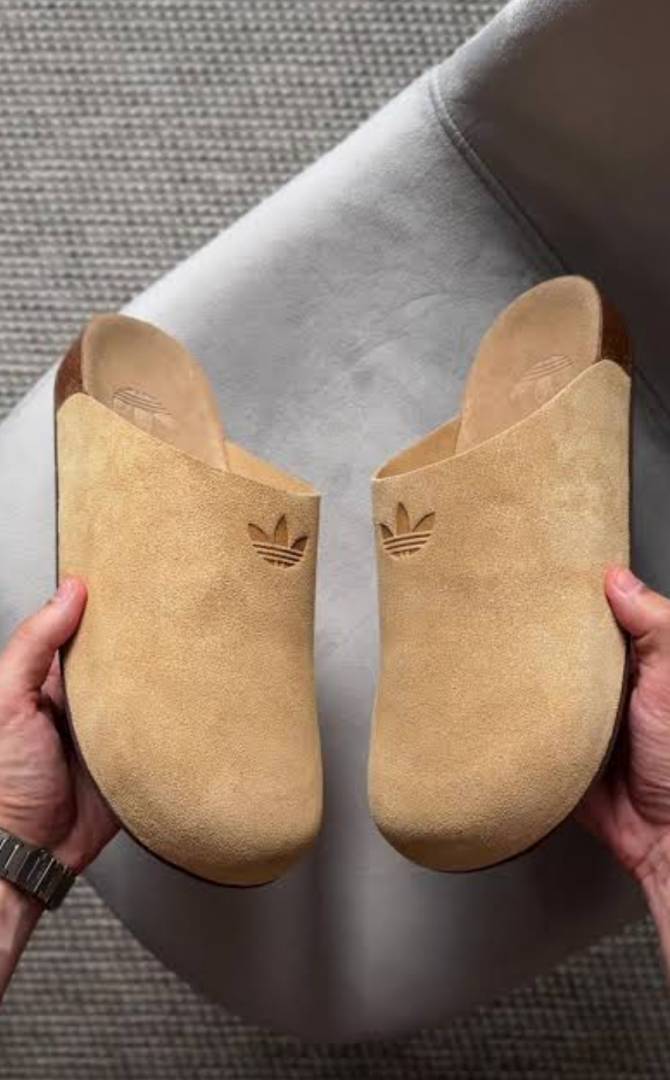 Adiddas Adimule Slide Beige Suede
