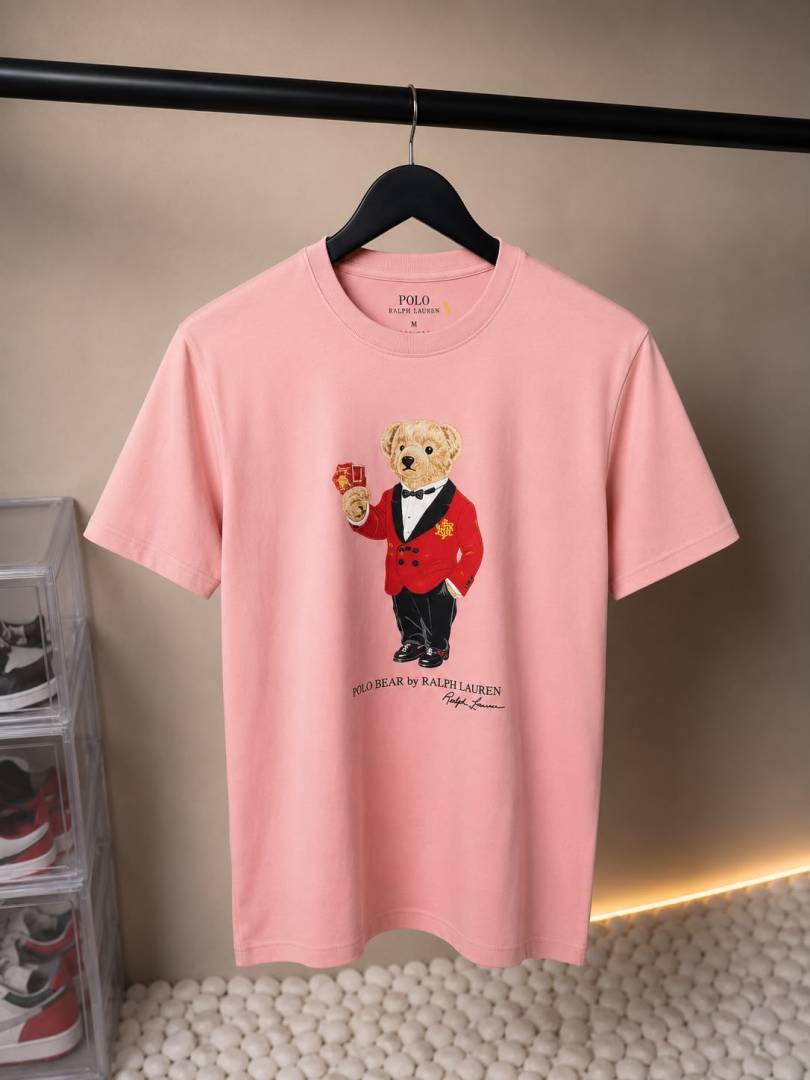 Ralf lauren bear premium round neck t-shirt 1103