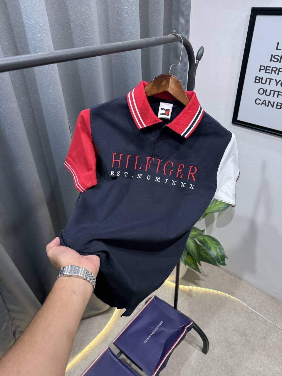 Tommy hilfigar box pack imported polo tshirt navy