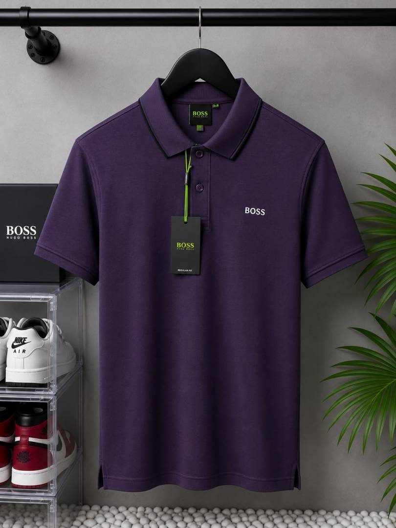 Hug Bos s Premium Polo T-Shirt 1742 Sale offer Vs1000