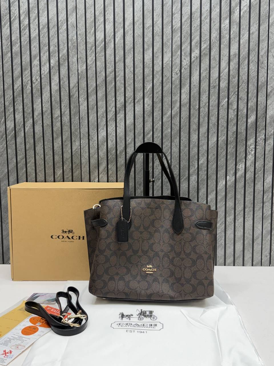 Coacch Hanna CarryAll Medium Satchel Bag With Original Box & DustCover