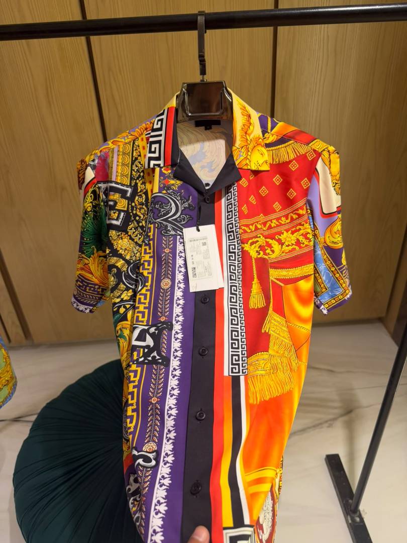 Versac-e IMPORTED STORE ARTICLE PREMIUM PRINTED SHIRT