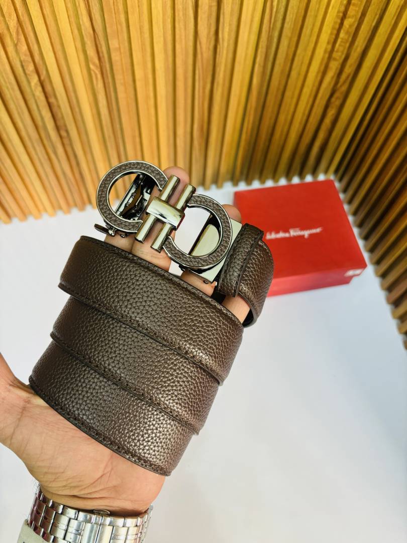 12 SF SALVATORE FERRGAM_O PREMIUM QUALITY AUTOMATIC LOCK BELT