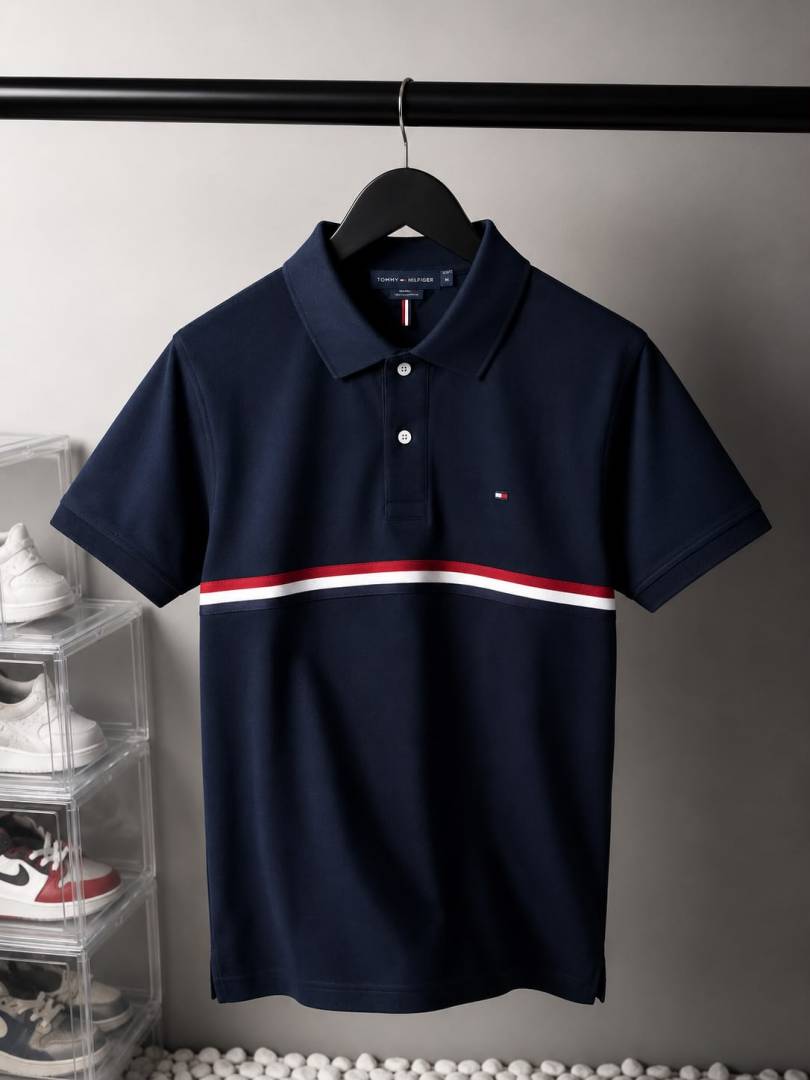Tomm Hilfige-r Premium Polo T Shirt With OG Box 1267. sale- offer. VS1000
