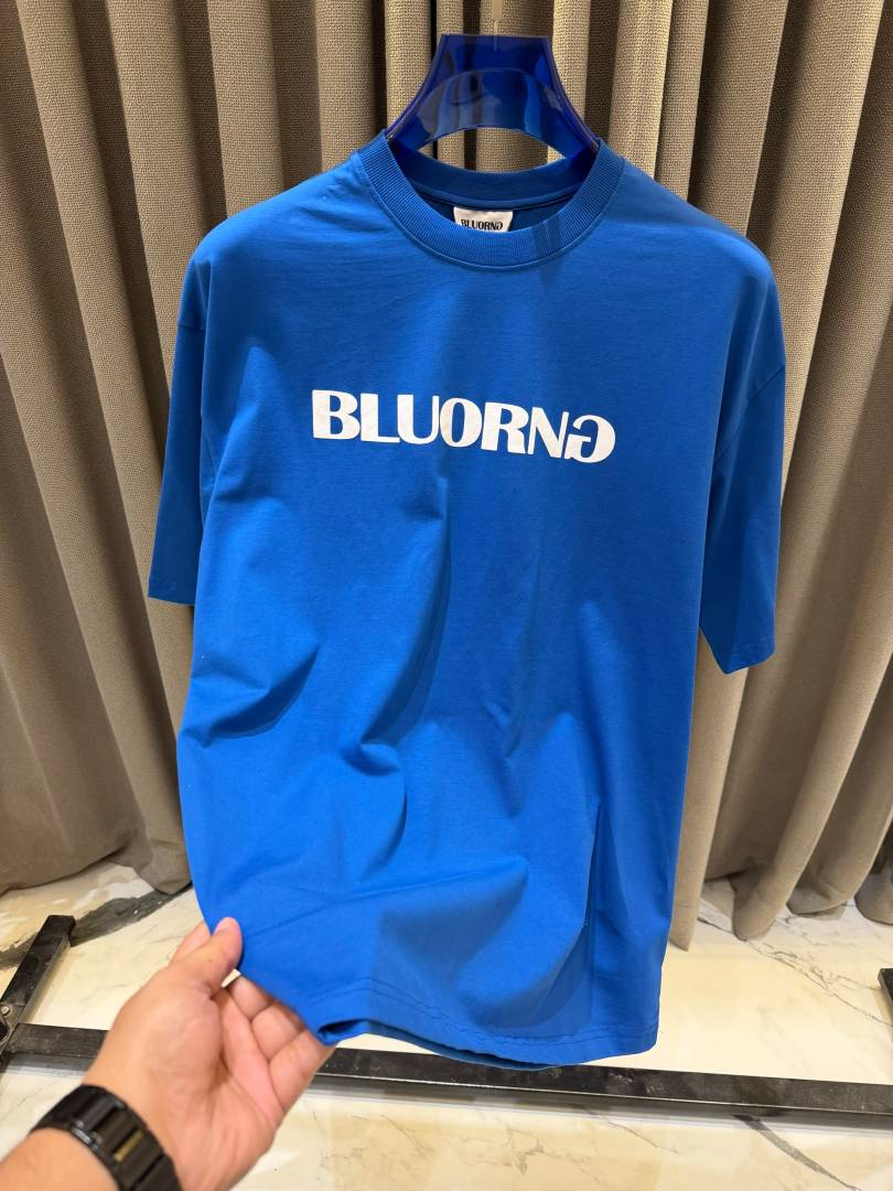 Bluorang_impoted Primium Tshirt Blue